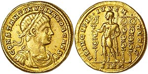 Empire Constantine II (337-361 AD) Solidus ... 