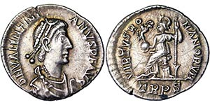 Empire Valentinian I (364-375 AD) Siliqua ... 