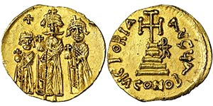  Heraclius (610-641) Solidus 632-635 ... 