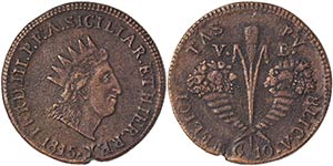 Italian States Palermo Ferdinand III ... 