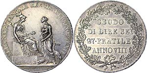 Italy Cisalpine Republic (1797-1802) Scudo ... 