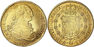 Mexico Carlos IV (1788-1808) 8 Escudos 1805 ... 