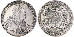 Poland Kingdom Friedrich  II  as King of ... 