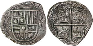 Spain Kingdom Philip II (1556-1598) 4 Reales ... 