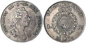 Sweden Kingdom Gustav III (1771-1792) 1 ... 