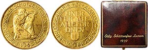 Switzerland Lucerne 100 Francs 1939 B For ... 