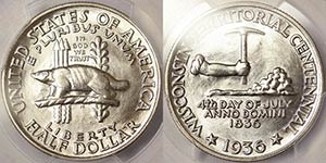 United States 1/2 Dollar commemoratives 1936 ... 