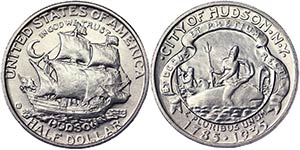 United States 1/2 Dollar (Hudson, New York ... 