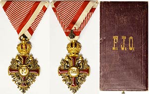 Austria Order of Franz Joseph Knight cross, ... 
