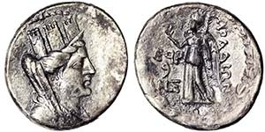 Phoenicia Arados  Tetradrachm 65/64 BC   ... 