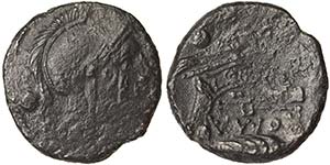 Republic Anonymous (215-212 BC) Oncia Rome ... 
