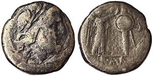 Republic Anonymous (211-208 BC) Victoriatus ... 