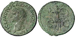 Empire Claudius (41-54 AD) Asse Rome RIC ... 