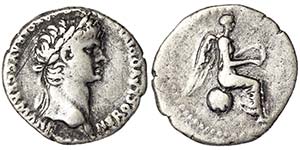 Empire Nero as caesar Quinarius Cappadocia. ... 