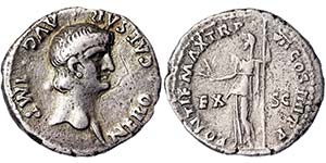 Empire Nero (54-68 AD) Denarius Rome RIC I ... 