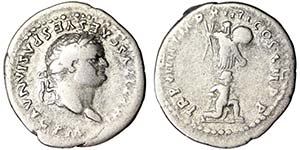 Empire Titus (79-81 AD) Denarius Rome RIC ... 