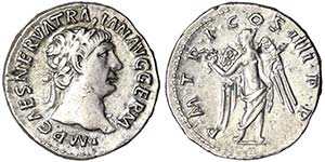 Empire Trajan (98-117 AD) Denarius Rome RIC ... 
