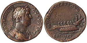 Empire Hadrianus (117-138 AD) Sestertius ... 
