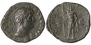 Empire Hadrianus (117-138 AD) Æ Issue Rome ... 