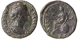 Empire Faustina Senior (138-141 AD) Æ Issue ... 