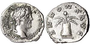Empire Antoninus Pius (138-161 AD) Denarius ... 