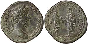 Empire Lucius Verus (161-169 AD) Sestertius ... 