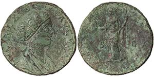 Empire Lucilla (163-181 AD) Sestertius Rome  ... 