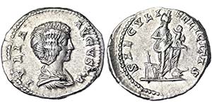Empire Julia Domna wife of Septimius Severus ... 