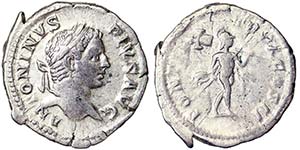 Empire Caracalla (198-217 AD) Denarius Rome ... 
