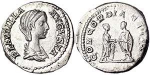 Empire Plautilla (202-205) Denarius Rome RIC ... 