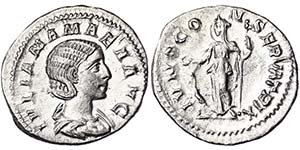 Empire Julia Mamea (222-235 AD) Denarius ... 