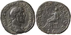 Empire Pupienus (238 AD) Sestertius Rome RIC ... 
