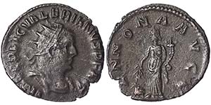 Empire Valerianus (253-260 AD) Antoninianus ... 