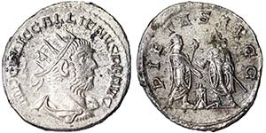 Empire Gallienus (253-268 AD) Antoninianus ... 