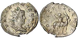 Empire Valerianus II (255 AD) Antoninianus ... 