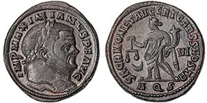 Empire Maximianus Herculius (286-305 AD) ... 