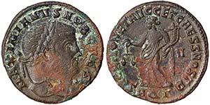 Empire Galerius Maximianus Caesar (293-305 ... 