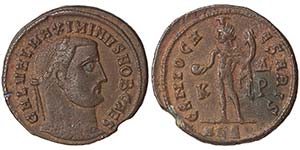 Empire Maximinus Daia II (305-313 AD) Follis ... 