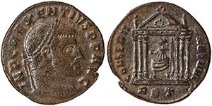 Empire Maxentius (307-312 AD) Follis Rome ... 