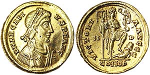 Empire Arcadius (383-408 AD) Solidus ... 