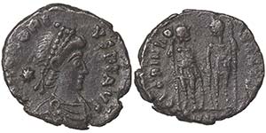 Empire Honorius (393-423 AD) Nummus ... 