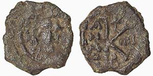  Mauricius Tiberius (582-602) 1/2 Follis ... 