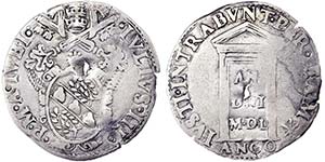 Italian States Ancona Julius III (1550-1555) ... 