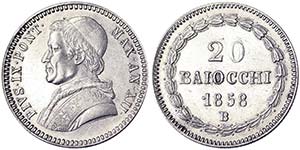 Italian States Bologna Pius IX (1846-1878) ... 