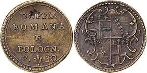 Italian States Bologna Anonymous Monetary ... 
