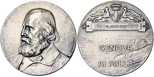 Italian States Genoa  Medal 1910 For the ... 