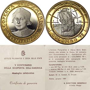 Italy Italian republic (1946-date)  Medal ... 