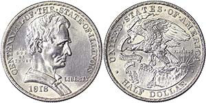 United States  1/2 Dollar (Illinois ... 