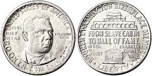 United States  1/2 Dollar (Booker Washington ... 