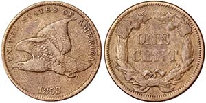 United States  1 Cent (Flying Eagle) 1858 ... 